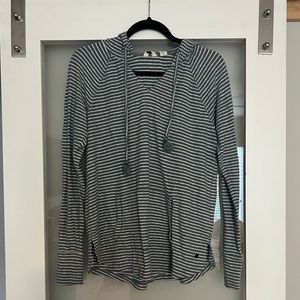 Blue and white lightweight sweater